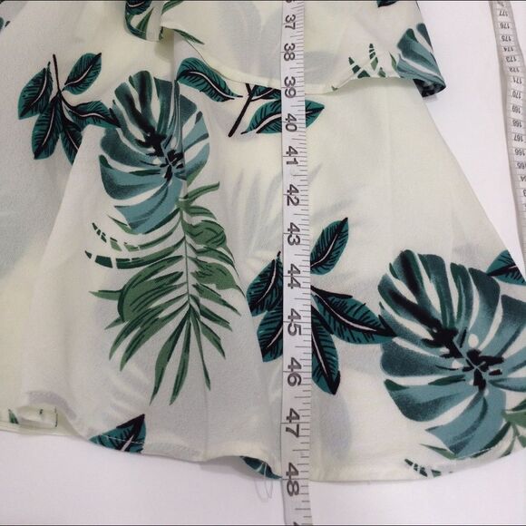 Walter Baker Green Floral Inez Midi Dress New Size Medium - Picture 6 of 8